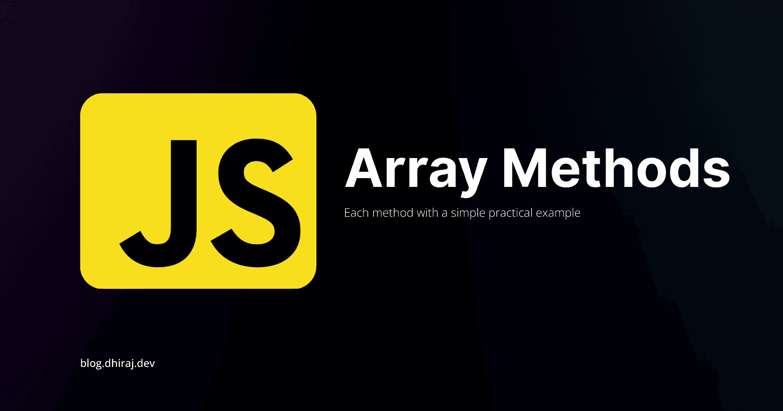 Array Methods You Must Know